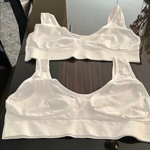 White Seamless Comfort Bra